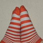 Orange Socken