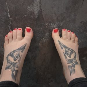 Lernen meine Füße kennen