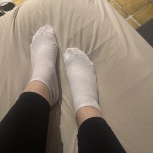 9 Stunden getragenen Socken