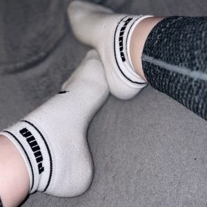 Getragene Socken