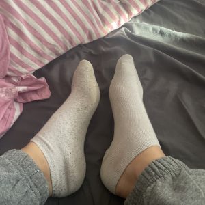 Getragene Socken