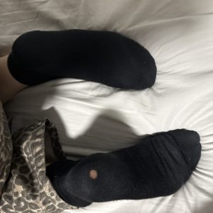 Arbeitssocken mit loch ;)