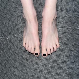 Meine 1. 10 Fußbilder mit Schwarzem Lackellack