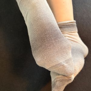 Glittersocks verhüllen meine gepflegten Füsse