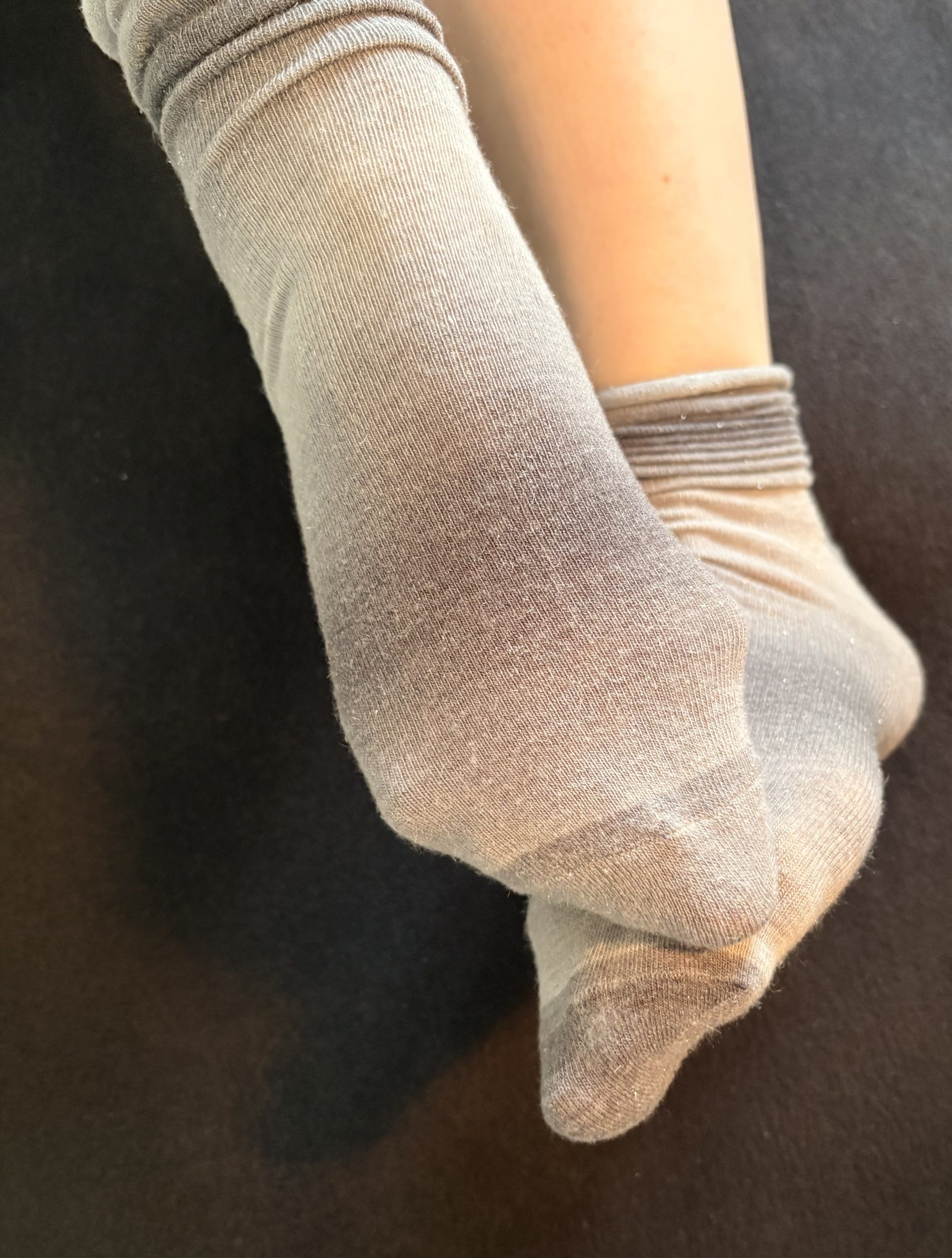 Glittersocks verhüllen meine gepflegten Füsse