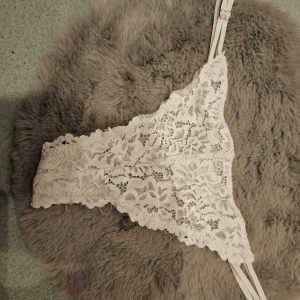 Weißer heißer slip