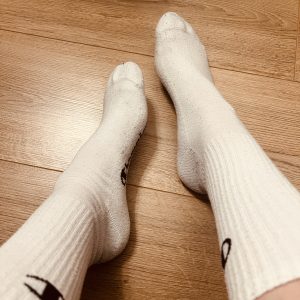 Frisch getragene aber gepflegte Socken