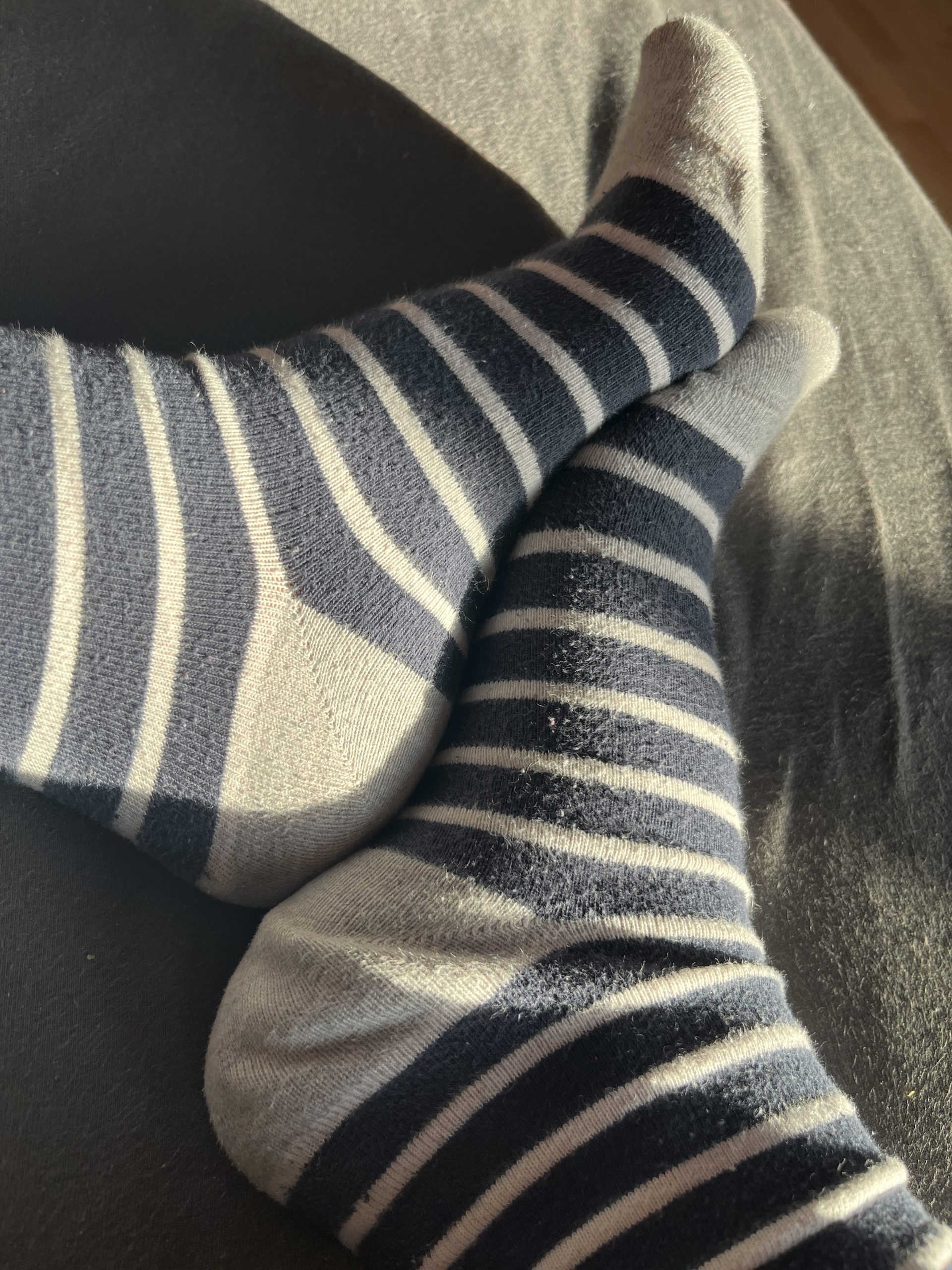 Getragene Socken