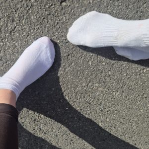 Getragene Socken Duos