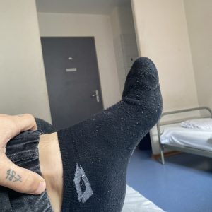 Fuß Fotos in Socken