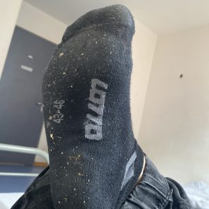 Fuß Fotos in Socken