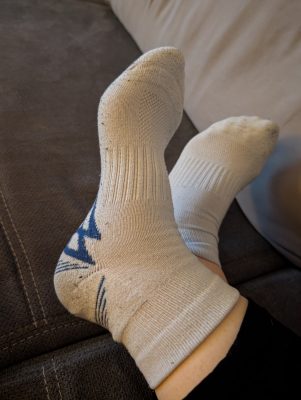 Weiße Socken