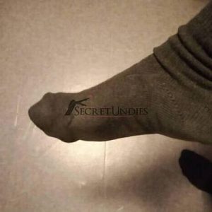 Getragene socken