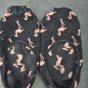 Füßlinge mit Flamingos