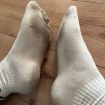 Socken getragen