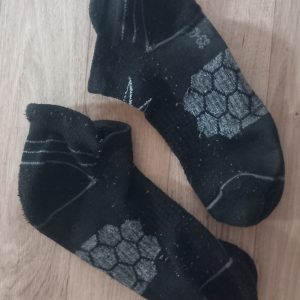 Getragene Socken