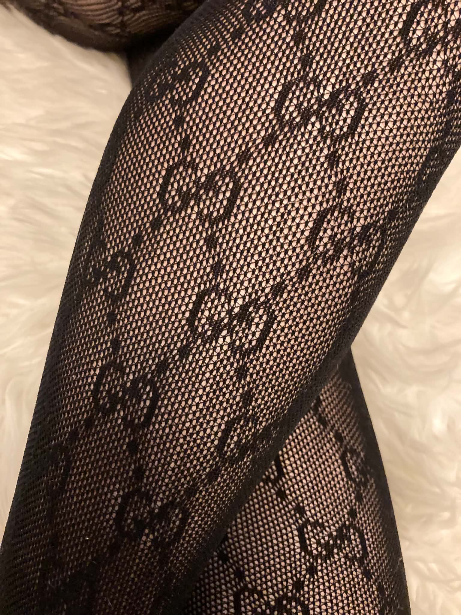 Schwarze Doppel GG-Strumpfhose