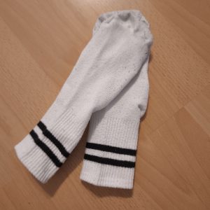 Weiße Tennissocken