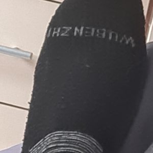 Getragene Socken
