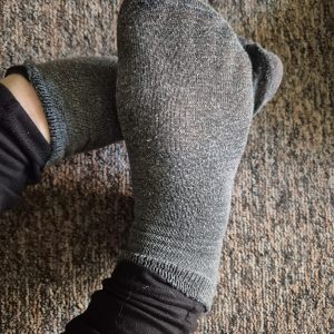 Getragene socken