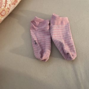 Getragene Socken