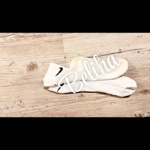 Getragene Socken