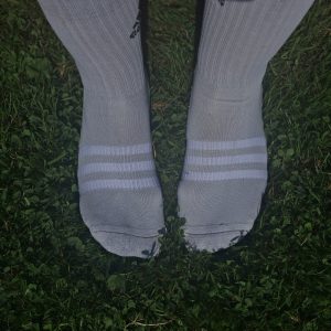 Getragene Socken